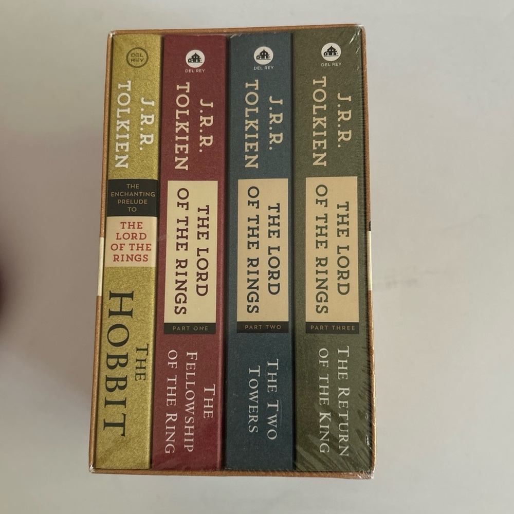 SEALED Book Box Set of Lord of The Rings & The Hobbit by J.R.R. Tolkien